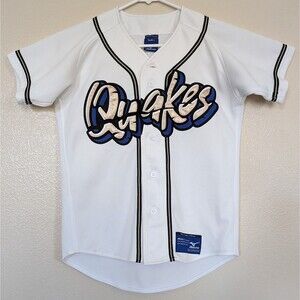 Rancho Cucamonga Quakes Mizuno Jersey Youth Large MiLB Stitched LA Dodgers